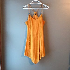 Light orange summer dress